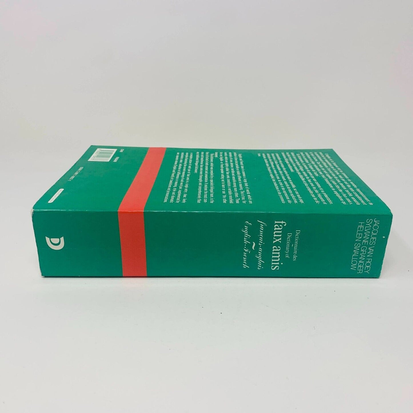 1995 Dictionnaire des Faux Amis Francais-Anglais/French-English Duculot Van Roey