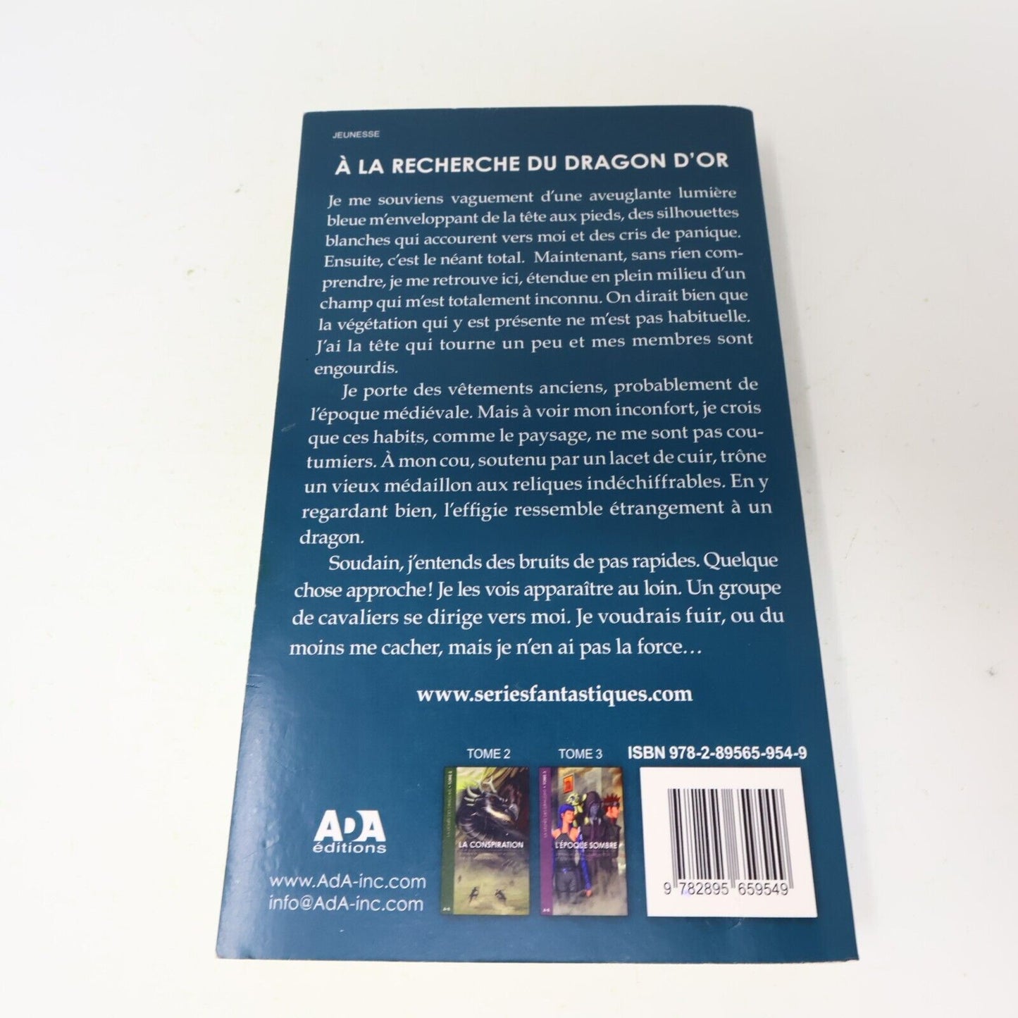 Lot 5 Livres La Lignée des Dragons #1-5 Ada Série Complète Jeunesse Français PB