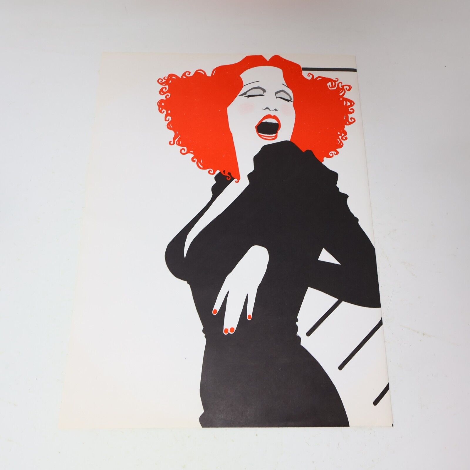 Bette Midler Self Titled LP Record Vinyl SD 7270 Atlantic Canada Poster Included