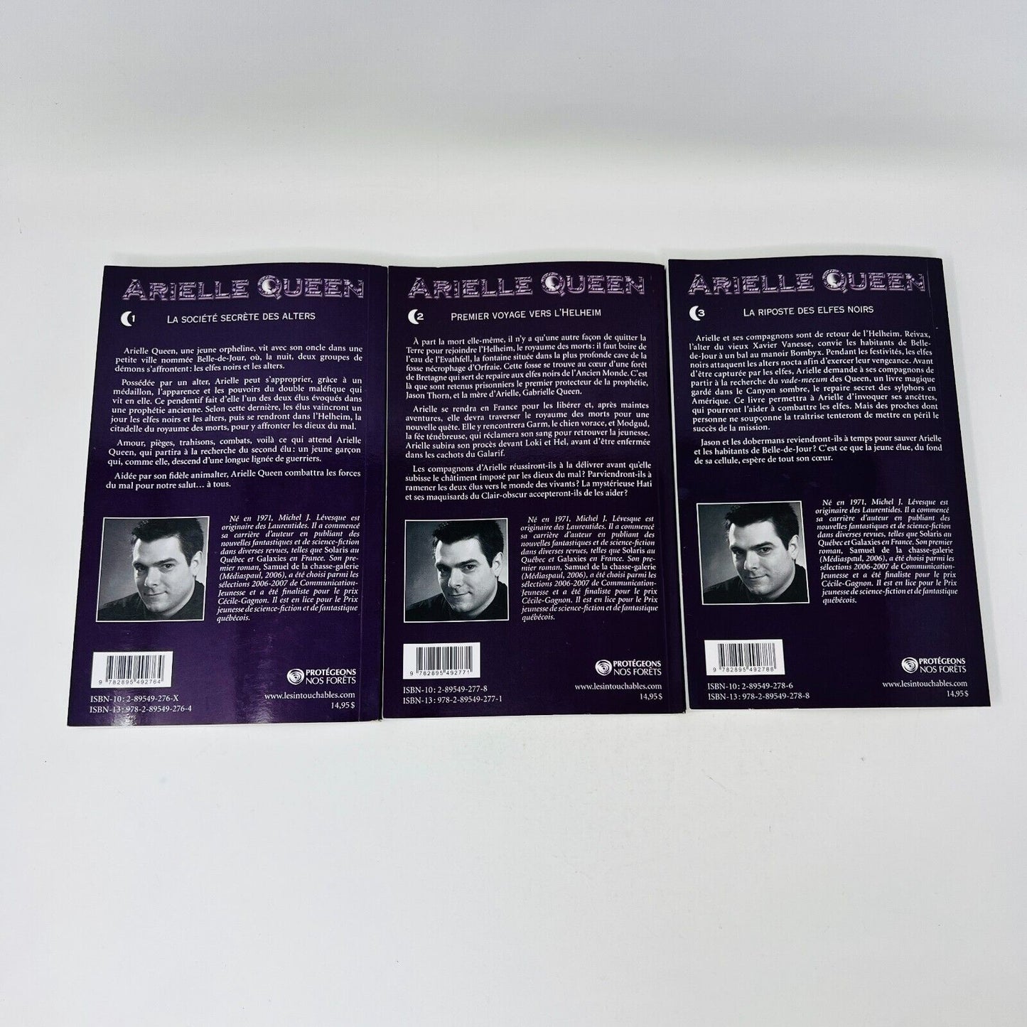 Arielle Queen #1-3 de Michel J. Lévesques Lot Livres Société Secrète des Alters