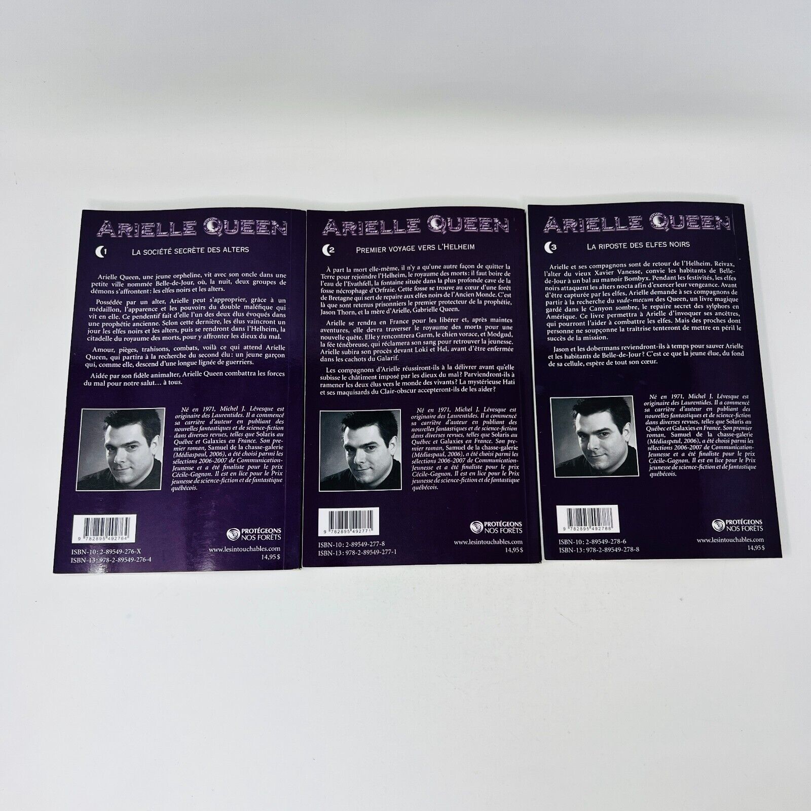 Arielle Queen #1-3 de Michel J. Lévesques Lot Livres Société Secrète des Alters