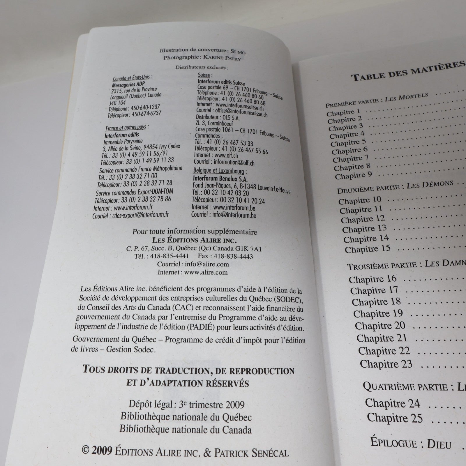 Hell.Com Patrick Senécal Alire 2009 PB Français French Grand Format Horreur Book