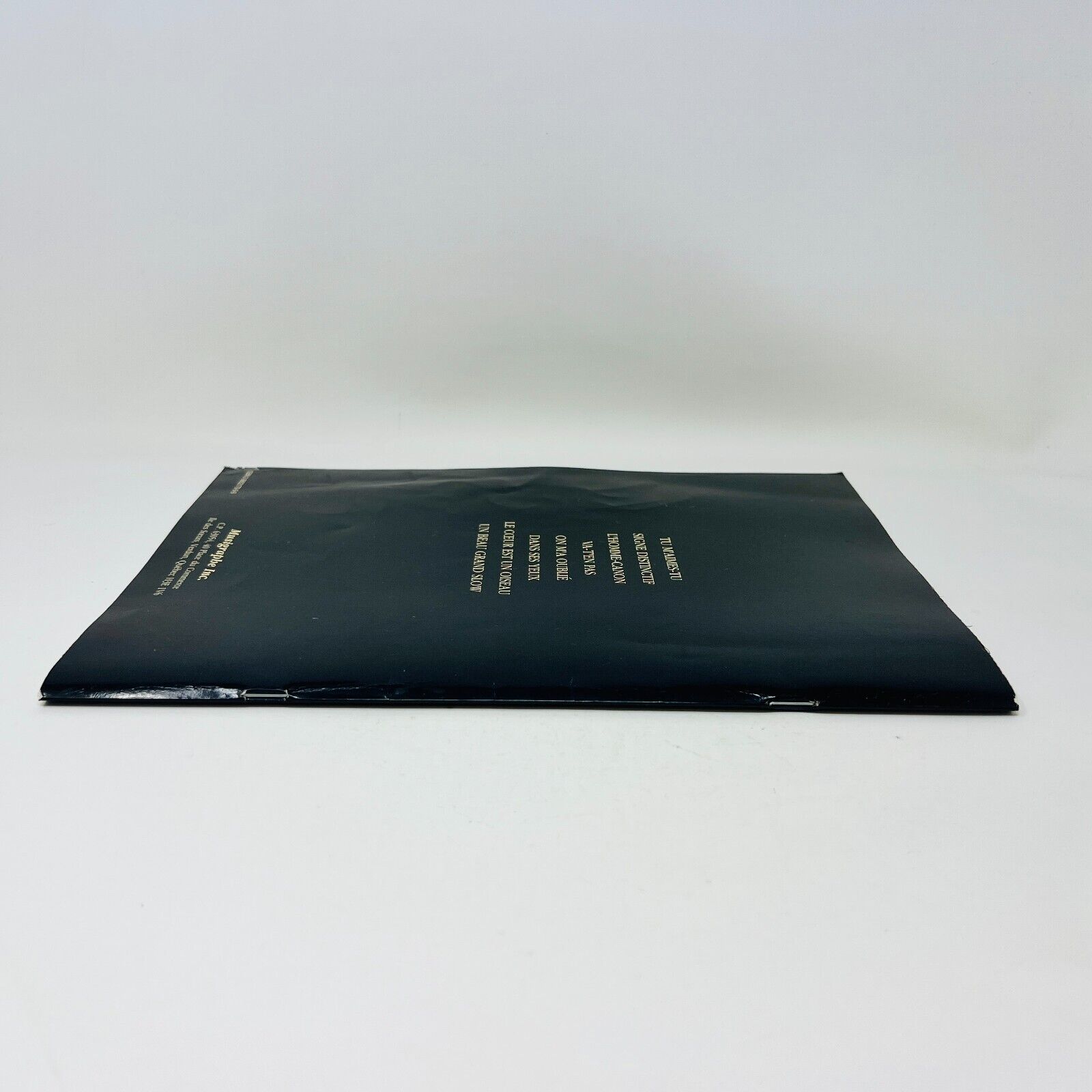 1994 Richard Desjardins Piano Partitions Songbook Musigraphe Tu m'aimes-tu