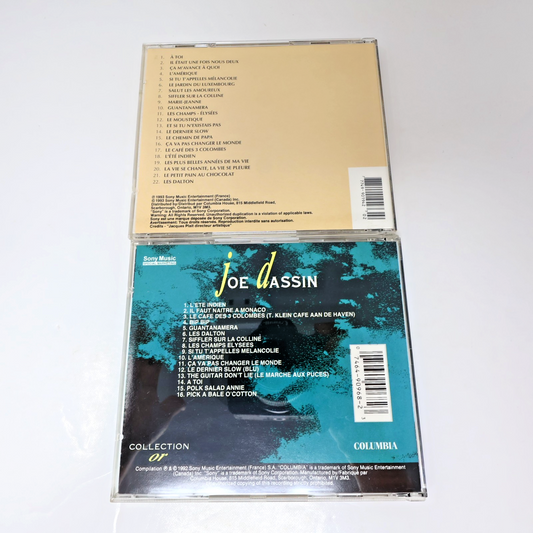 Joe Dassin Lot 2 CD Souvenirs/Collection Or Les Champs Elysées/Guantanamera 90s