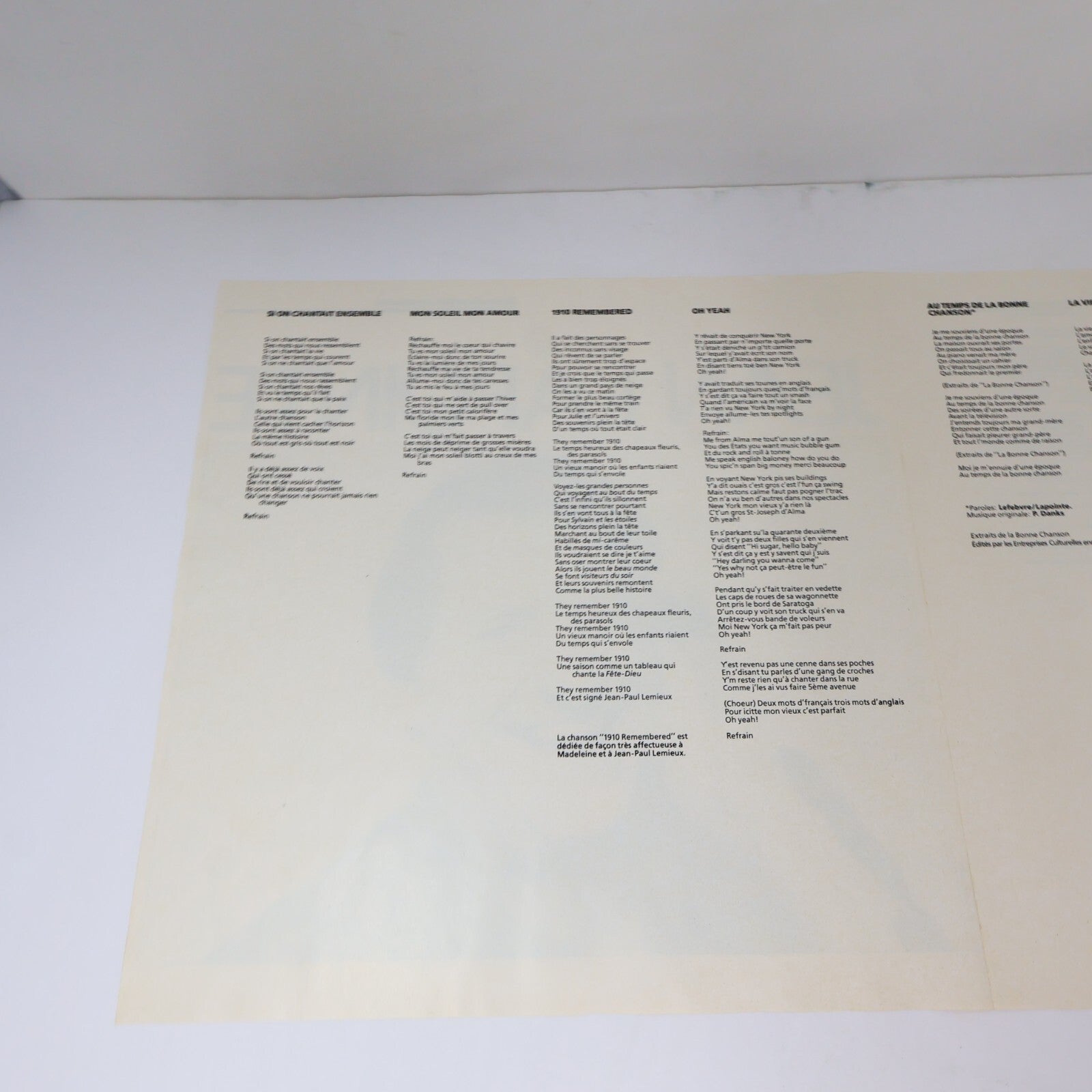 Jean Lapointe Lot 3 Disques Jongleur/Si On Chantait/Chante la ta Chanson Record
