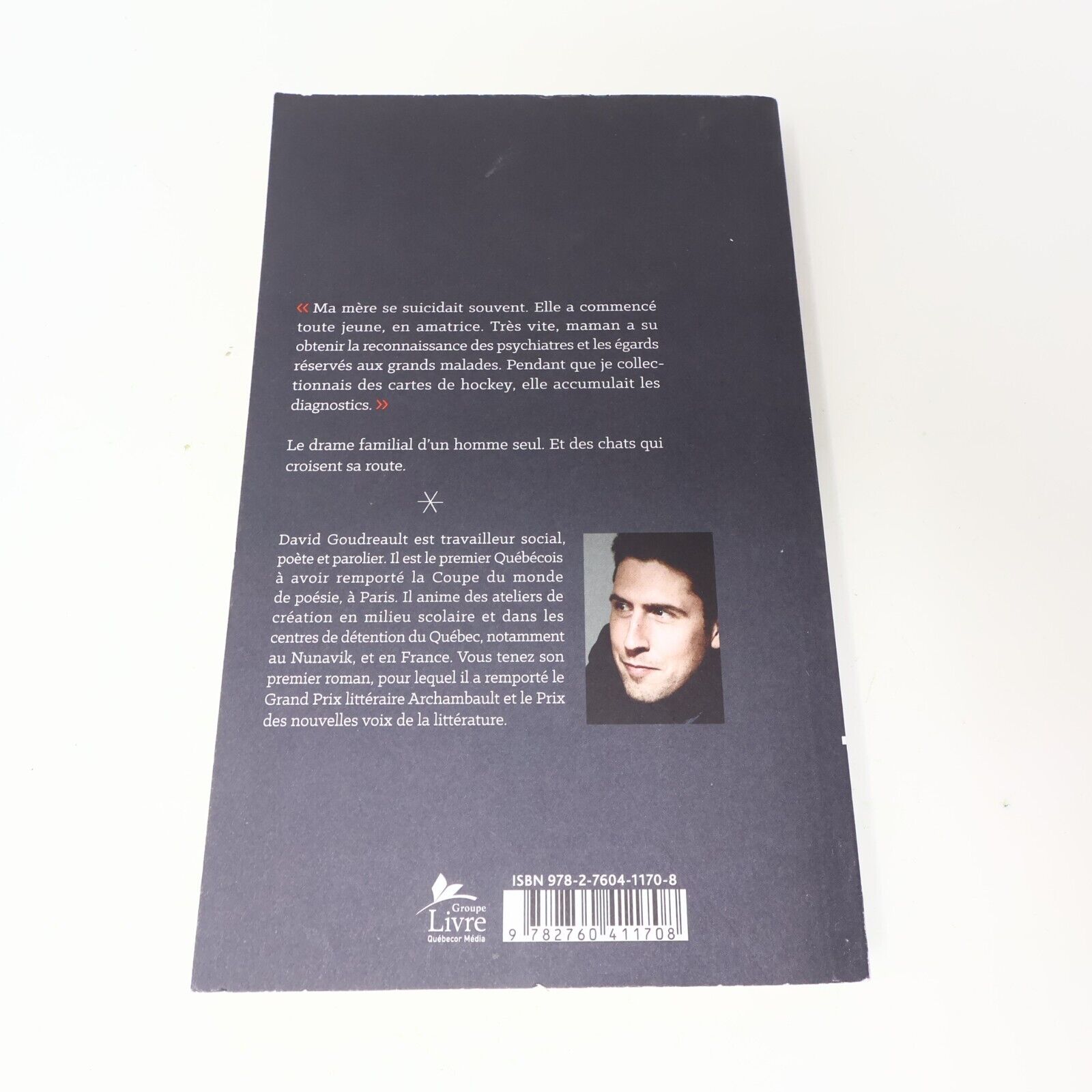2015 La Bête à sa Mère David Goudreault Stanké Français Paperback Roman Québec
