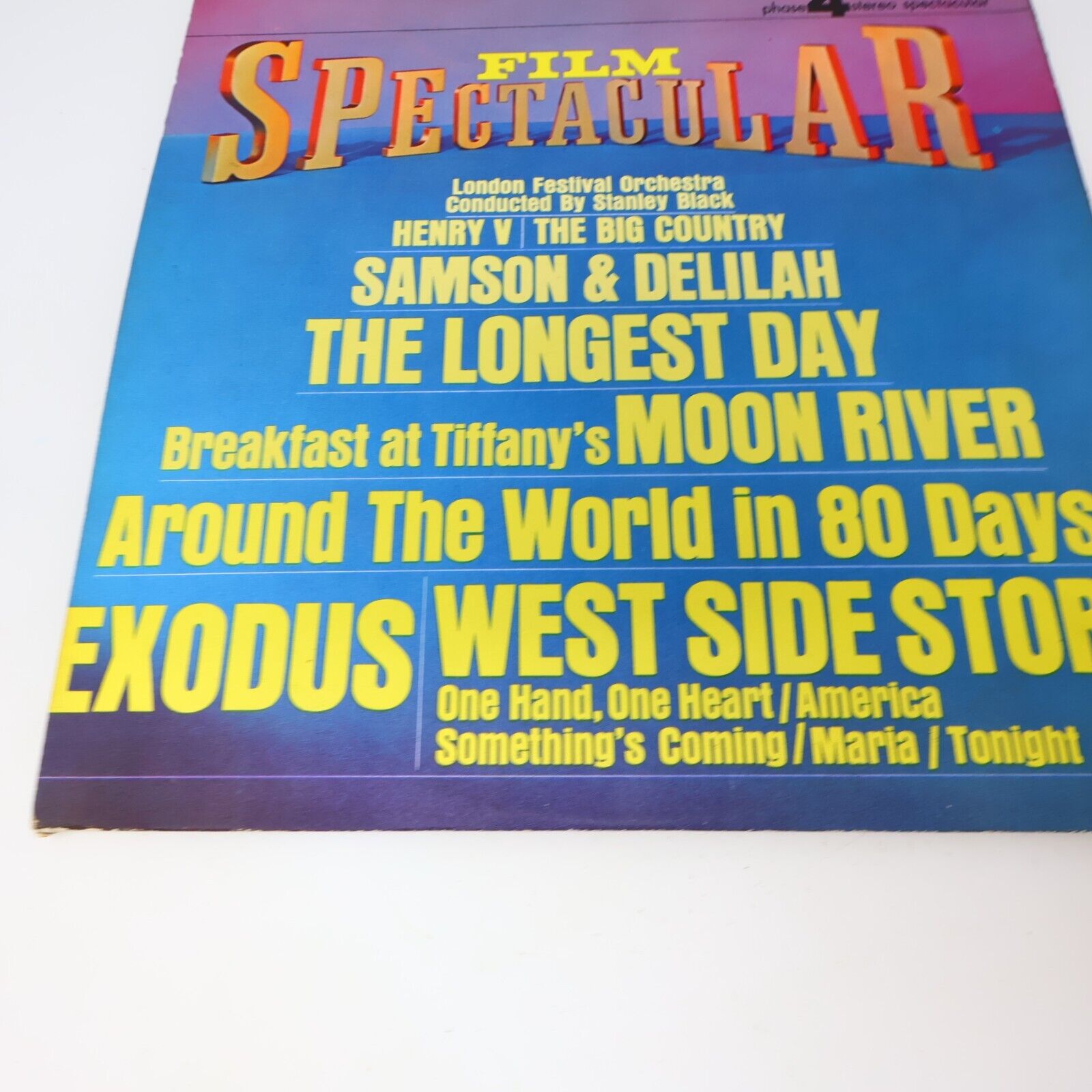 Stanley Black London Festival Orchestra Film Spectacular LP SP 44025 Movie Music