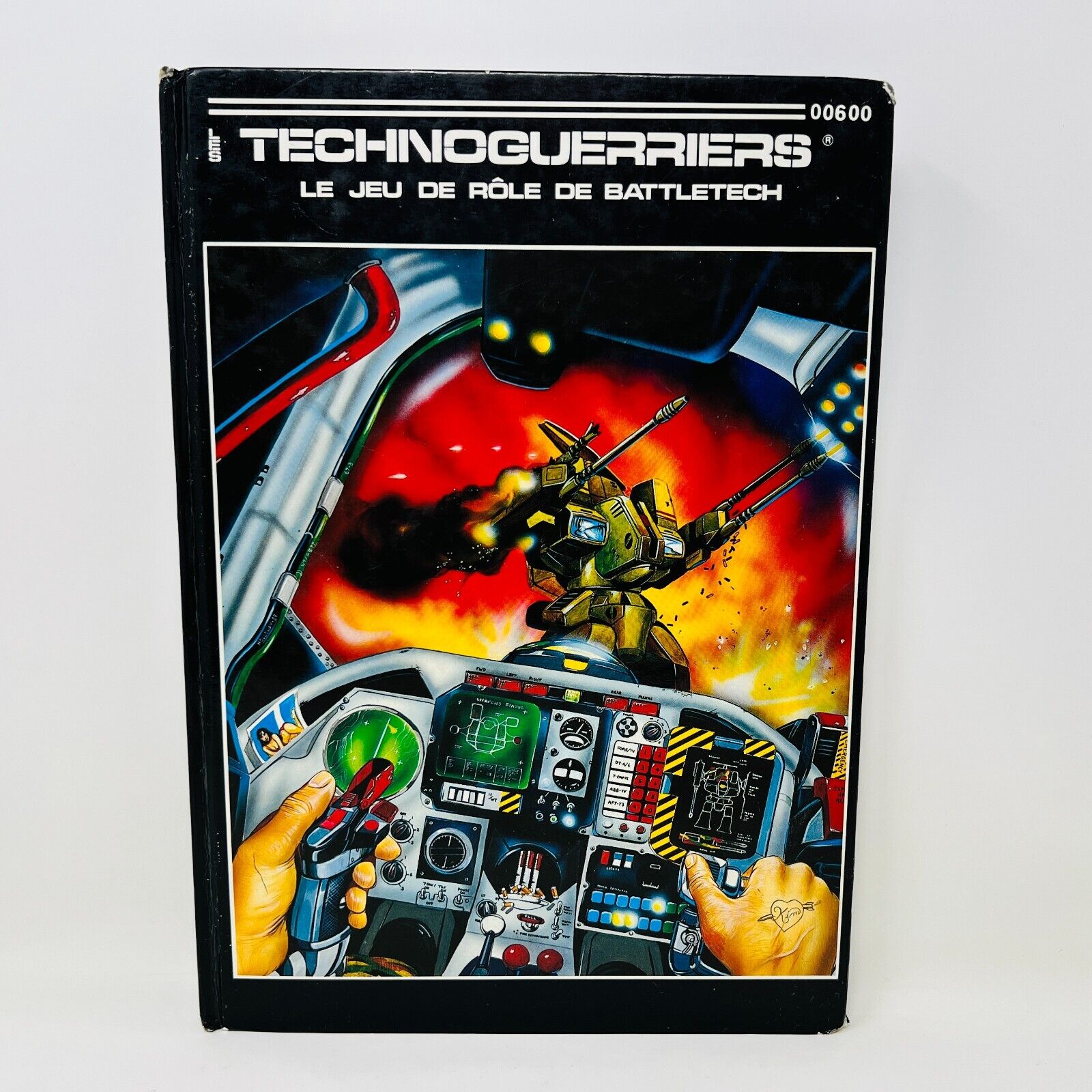 1989 Les Technoguerriers Le Jeu de Rôle de Battletech Livre en Français FASA HC