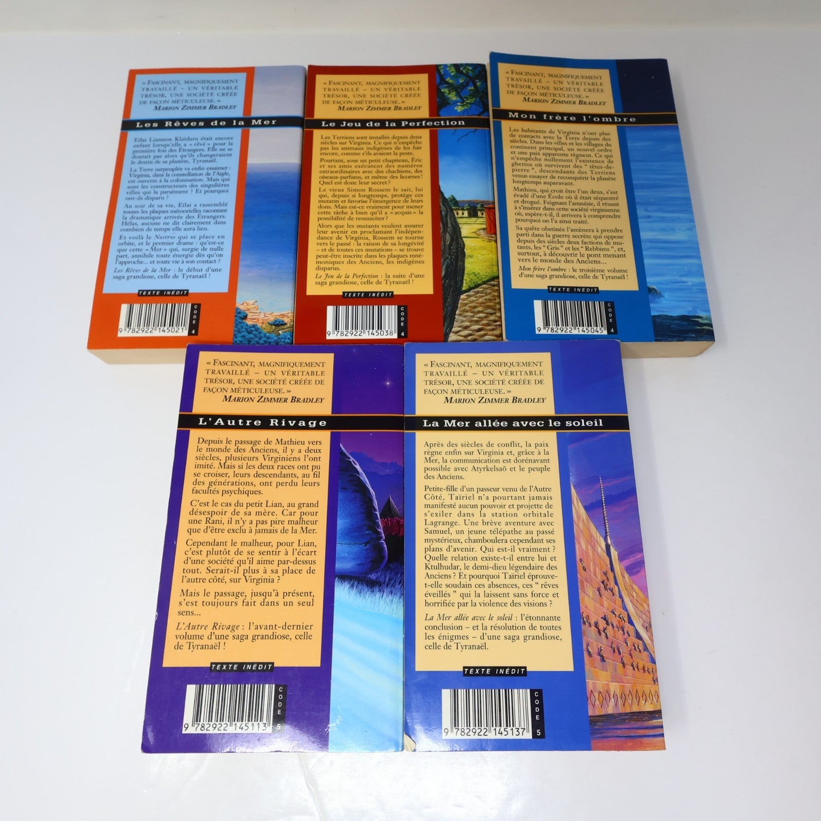 Tyranaël #1-5 Série Complète Lot 5 Livres Elisabeth Vonarburg Alire Fantastique