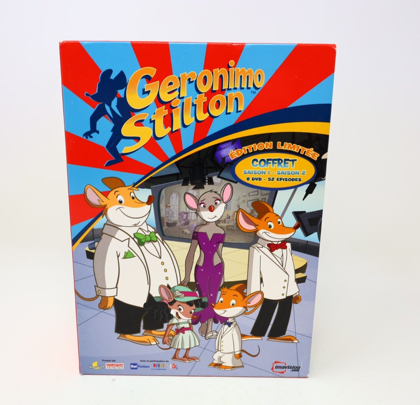 Coffret Geronimo Stilton Saisons 1 & 2 DVD Édition Limitée Testé NTSC Français
