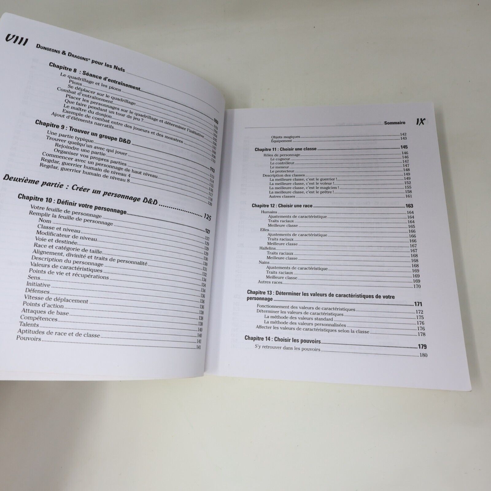 2009 Dungeons & Dragons 4e Edition pour les Nuls Slavicsek/Baker First RPG PB