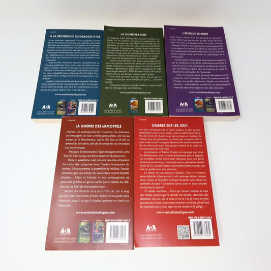 Lot 5 Livres La Lignée des Dragons #1-5 Ada Série Complète Jeunesse Français PB