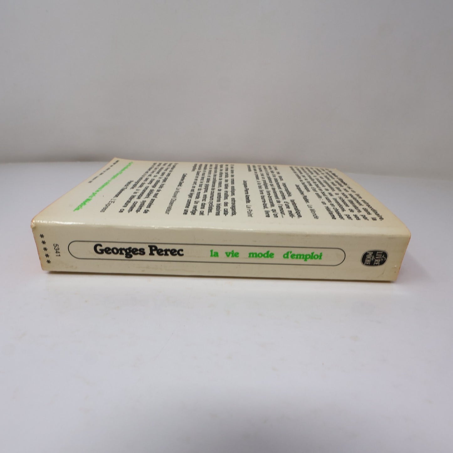 La Vie Mode d'Emploi Georges Perec Poche 1980 Littérature Française Roman France