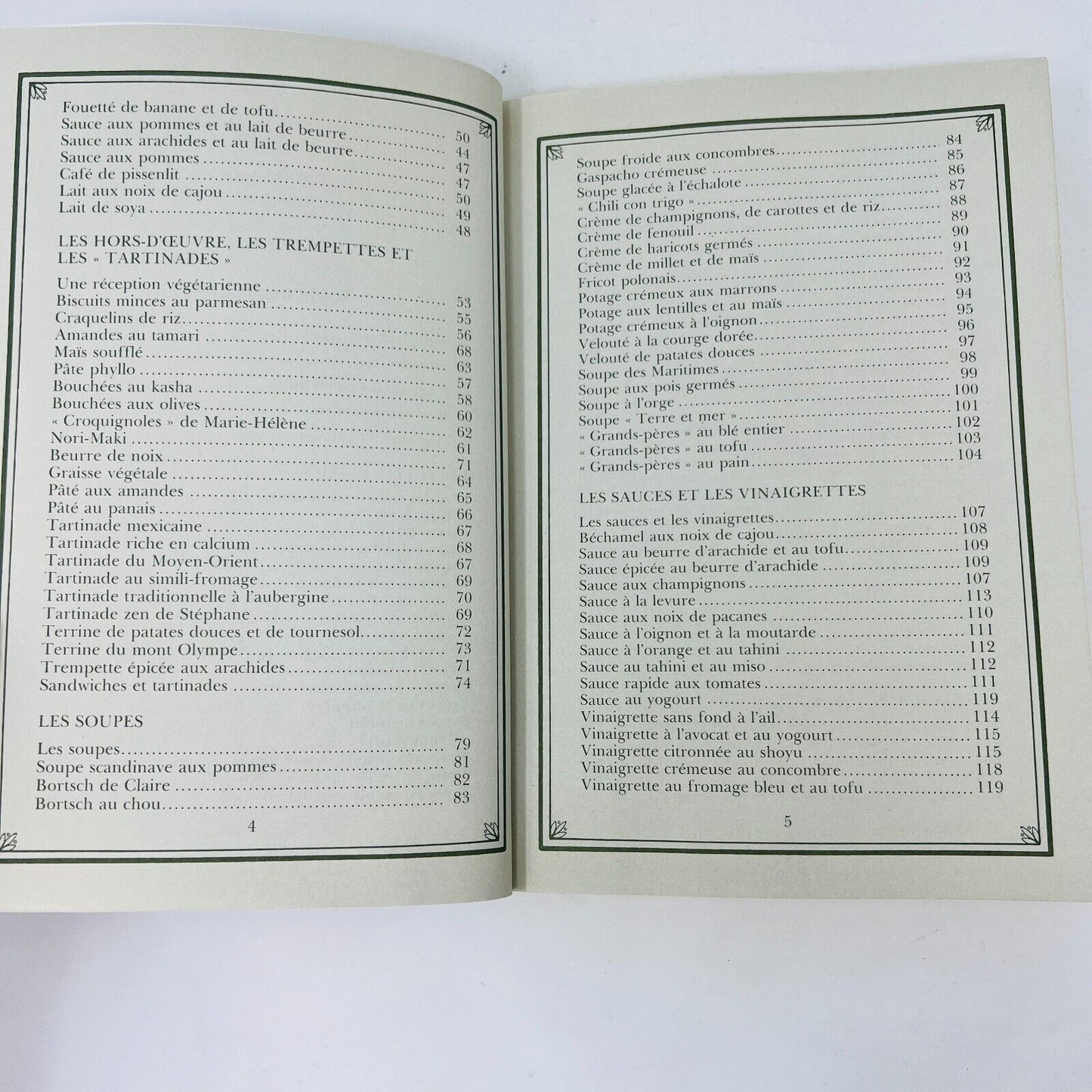 La Grande Cuisine Végétarienne 1-2 Stanké Vicki Chelf Hudon Lot Livres Recettes