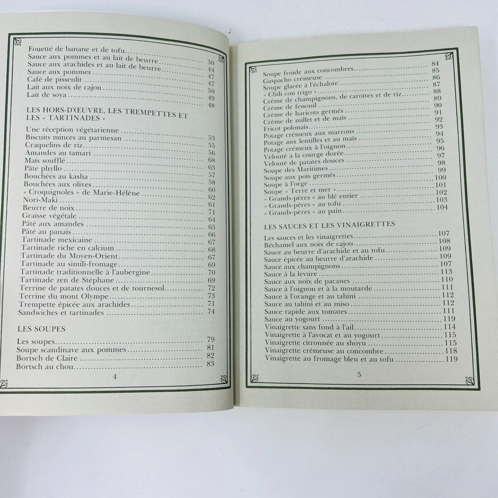 La Grande Cuisine Végétarienne 1-2 Stanké Vicki Chelf Hudon Lot Livres Recettes