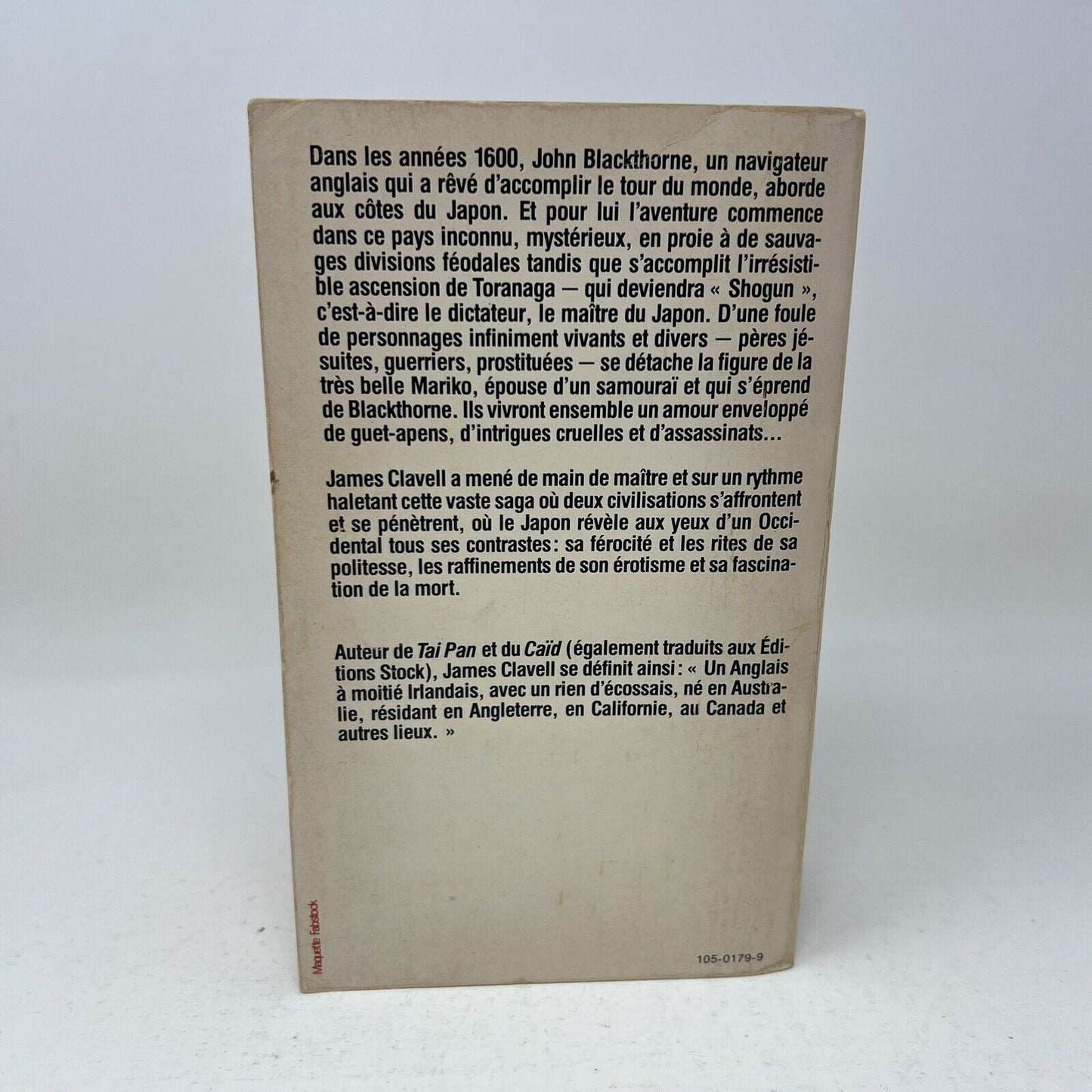 1977 Shogun de James Clavell en Français/French Libre Expression Roman Samouraïs
