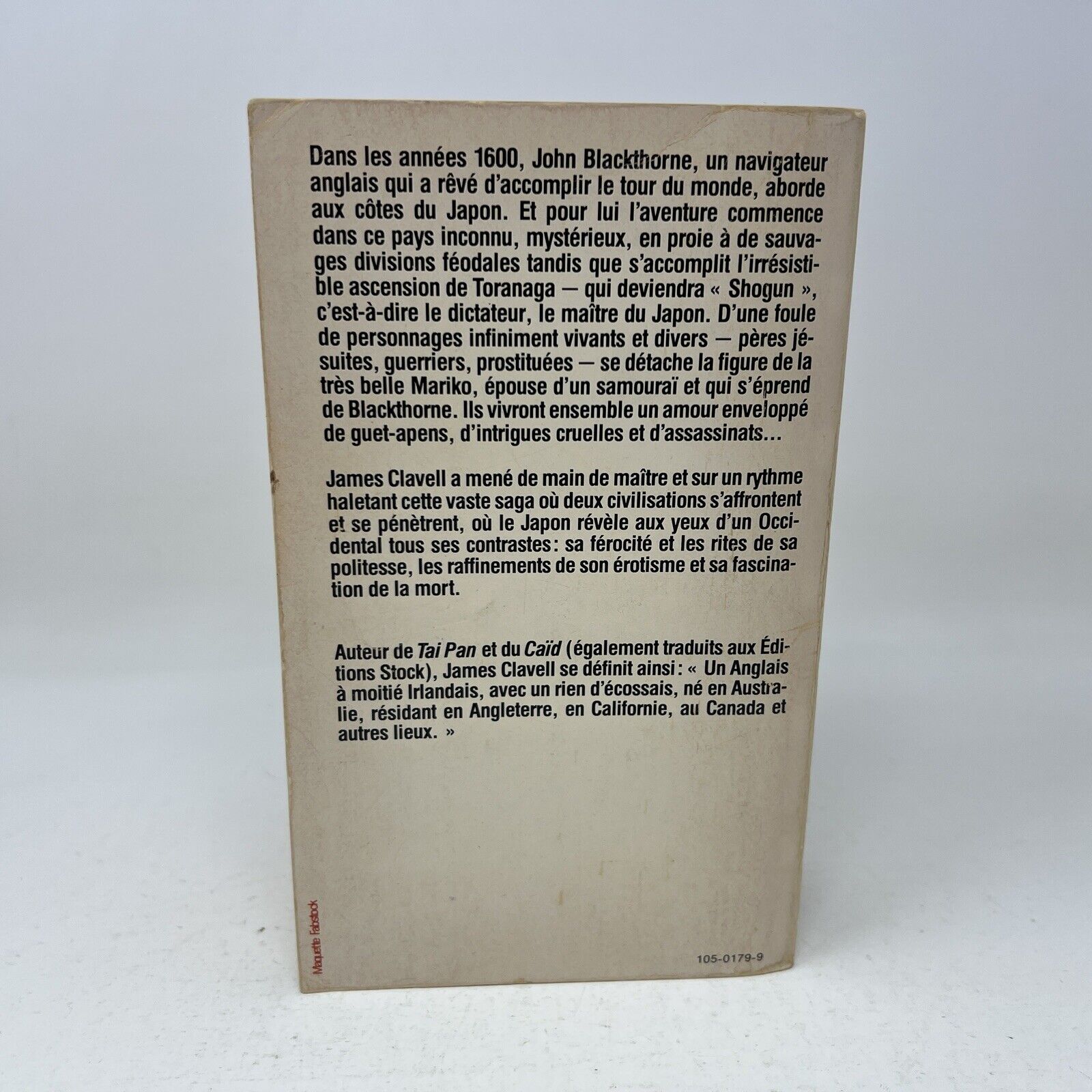 1977 Shogun de James Clavell en Français/French Libre Expression Roman Samouraïs