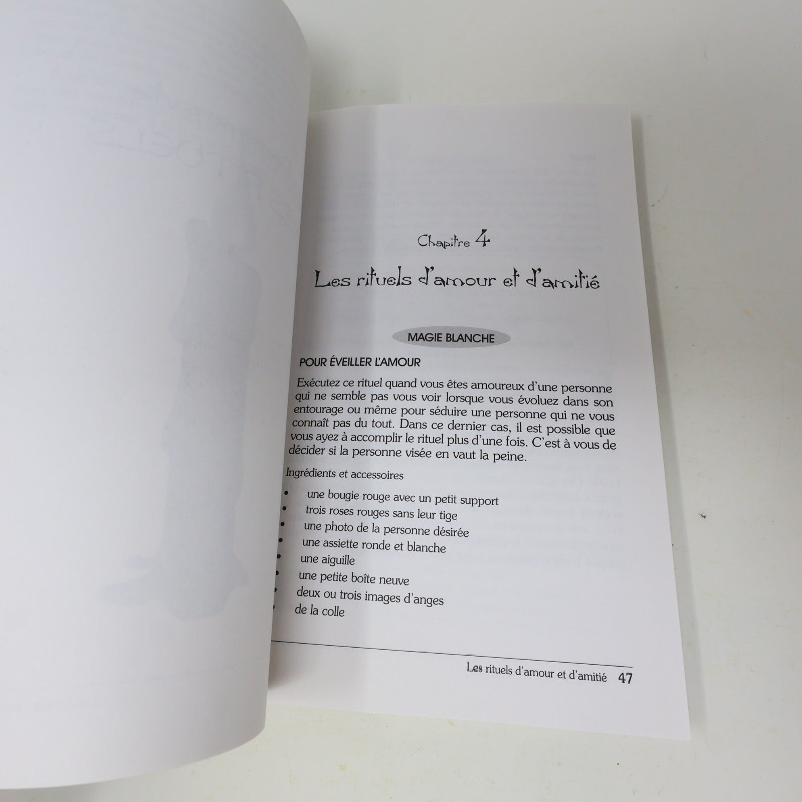 2005 Initiation à la Magie Blanche et à la Magie Noire Québecor Ésotérisme Livre