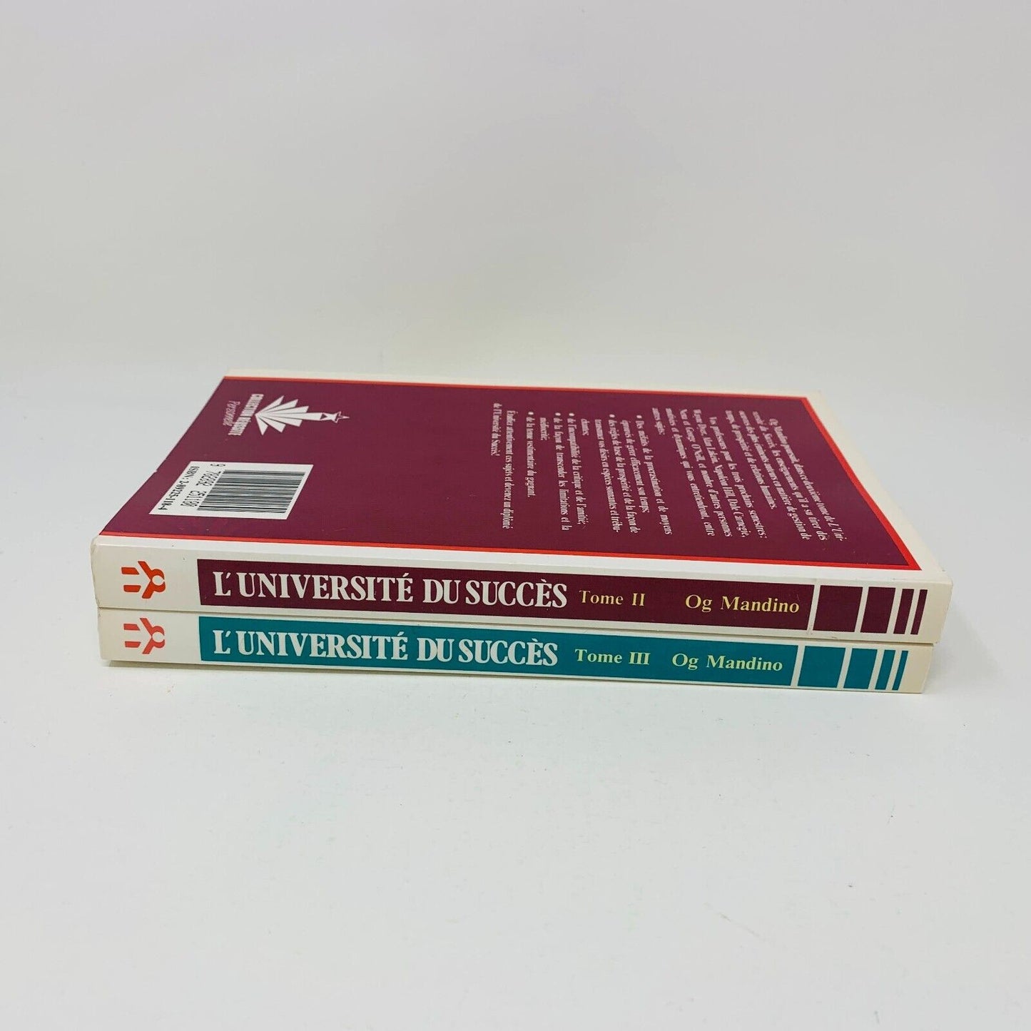 1987 L'Université du Succès Tome #2-3 Og Mandino Un Monde Différent Lot Livres