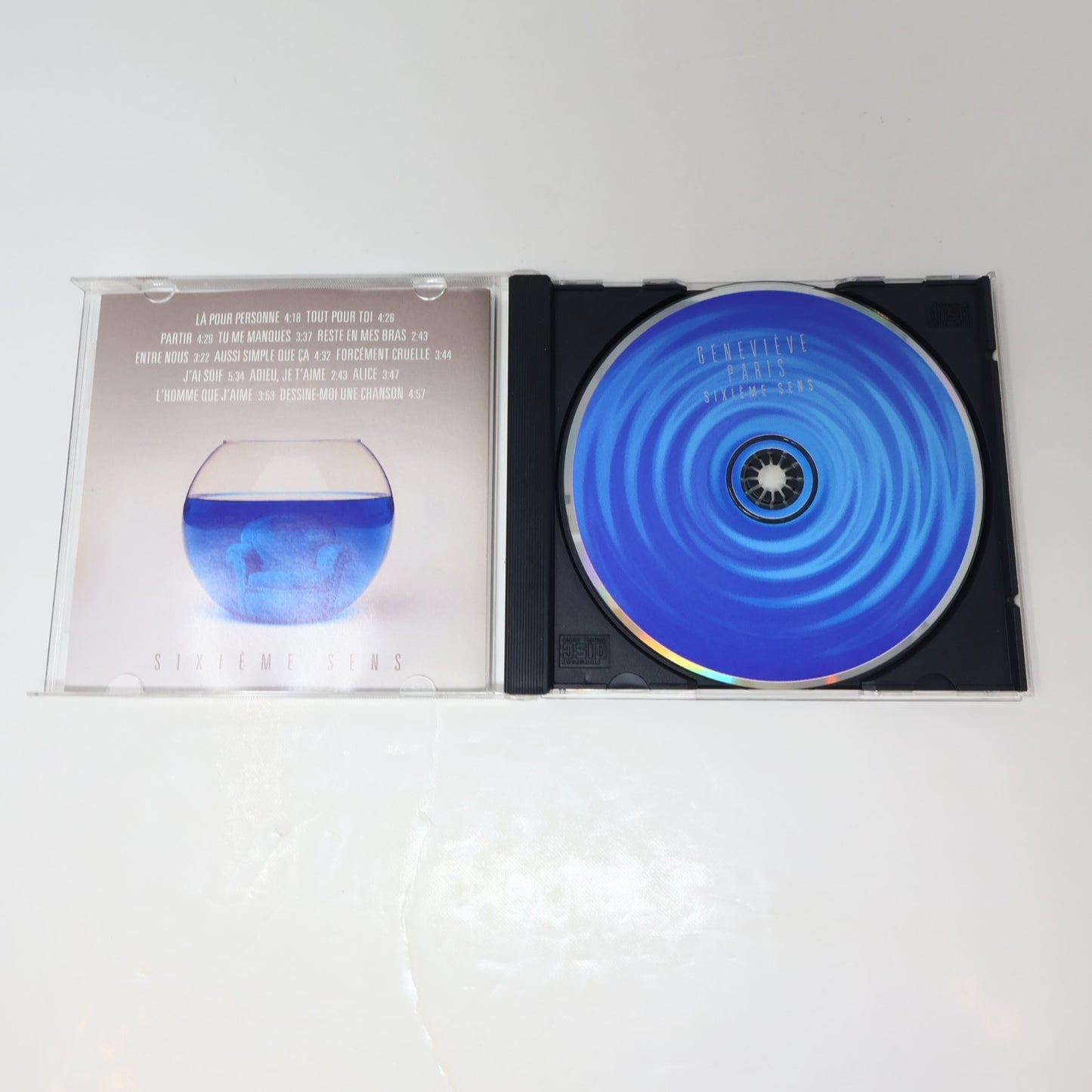 Sixième Sens Geneviève Paris CD Audiogram 1995 Français 1990S Music Chanson
