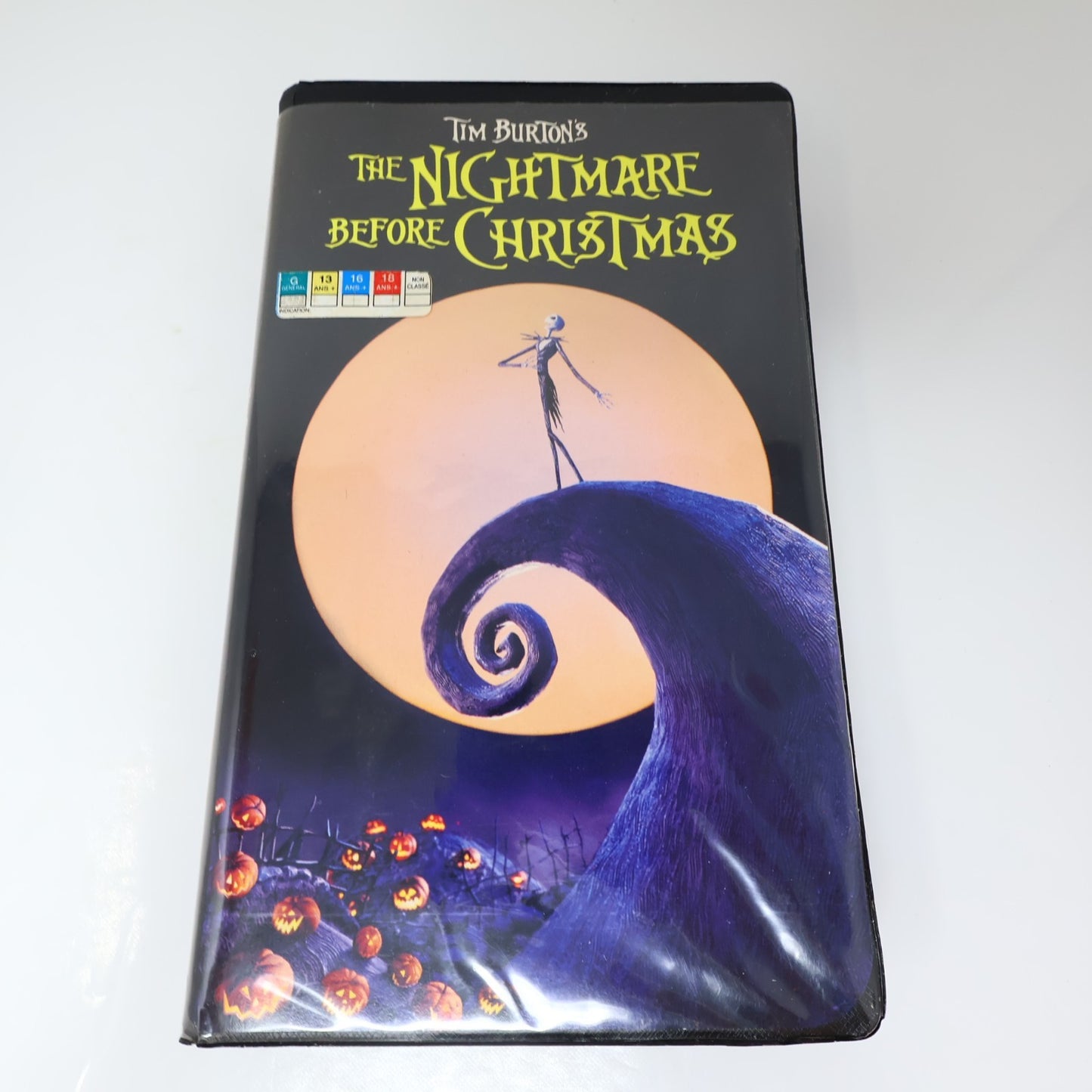 Tim Burton's The Nightmare Before Christmas VHS NTSC Touchstone PG 1994 Tested