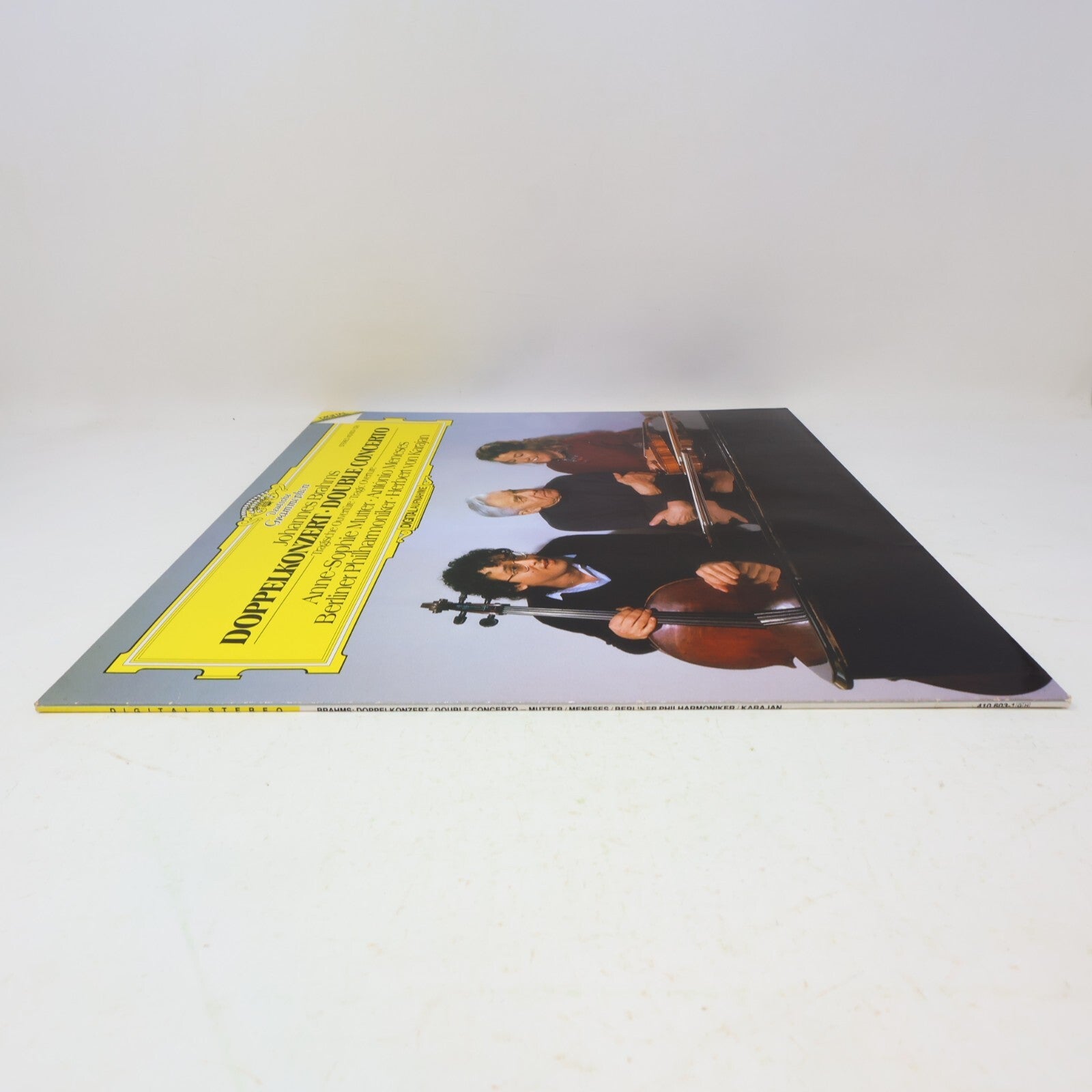 Herbert von Karajan Brahms Mutter Meneses Double Concerto LP Record 410 603-1