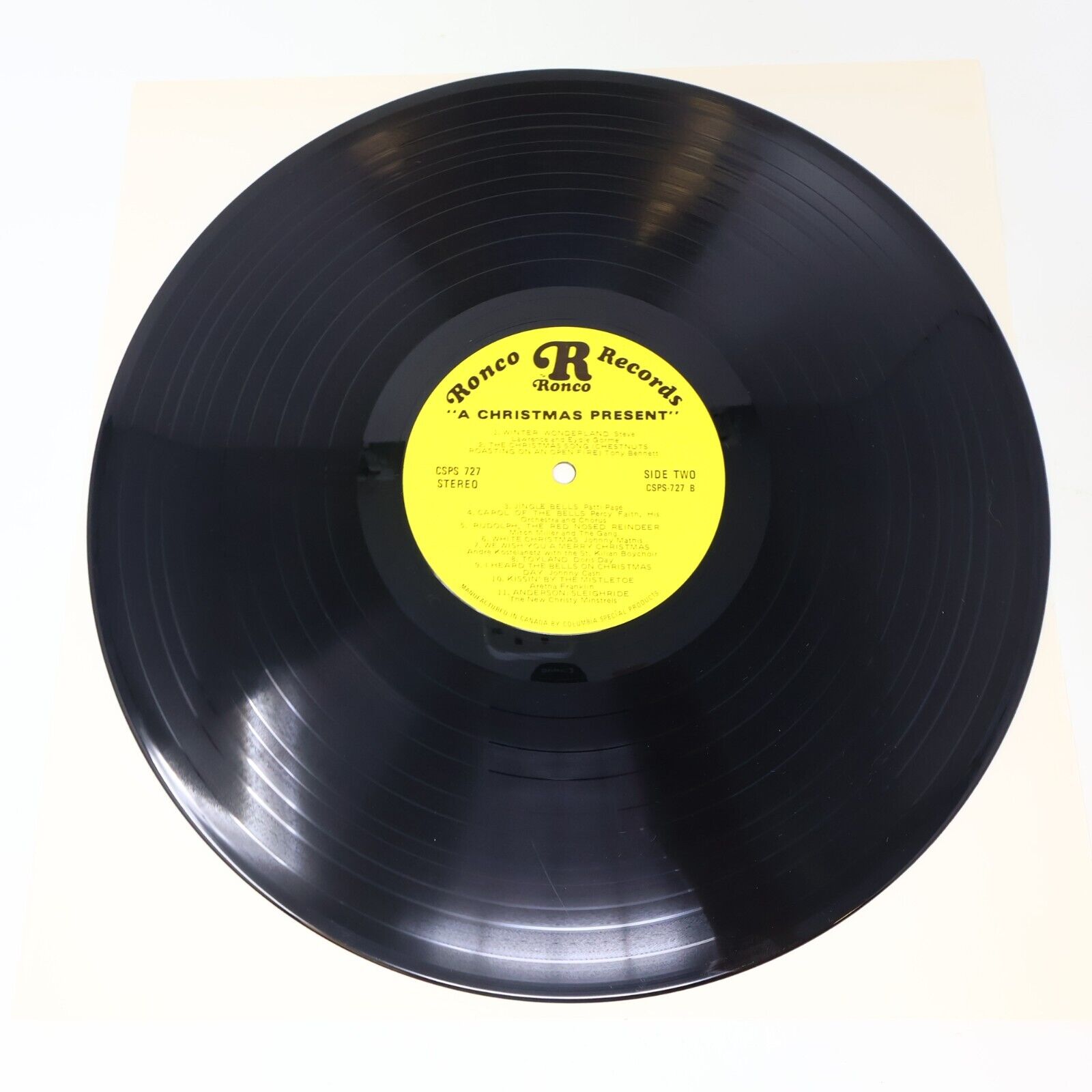 Ronco Presents A Christmas Present LP with Pop Up Gatefold Sleeve 1973 P 11772