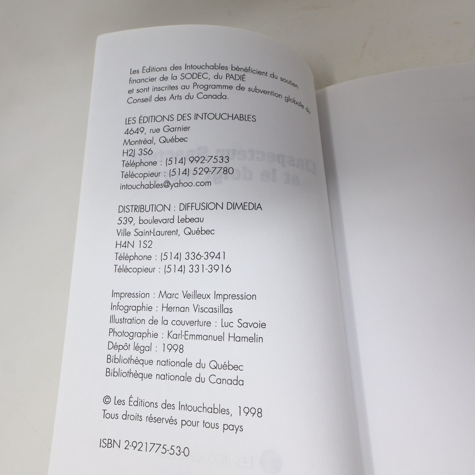 Ghislain Taschereau Lot 2 Livres L'Inspecteur Specteur et le Doigt Mort/Curé Ré