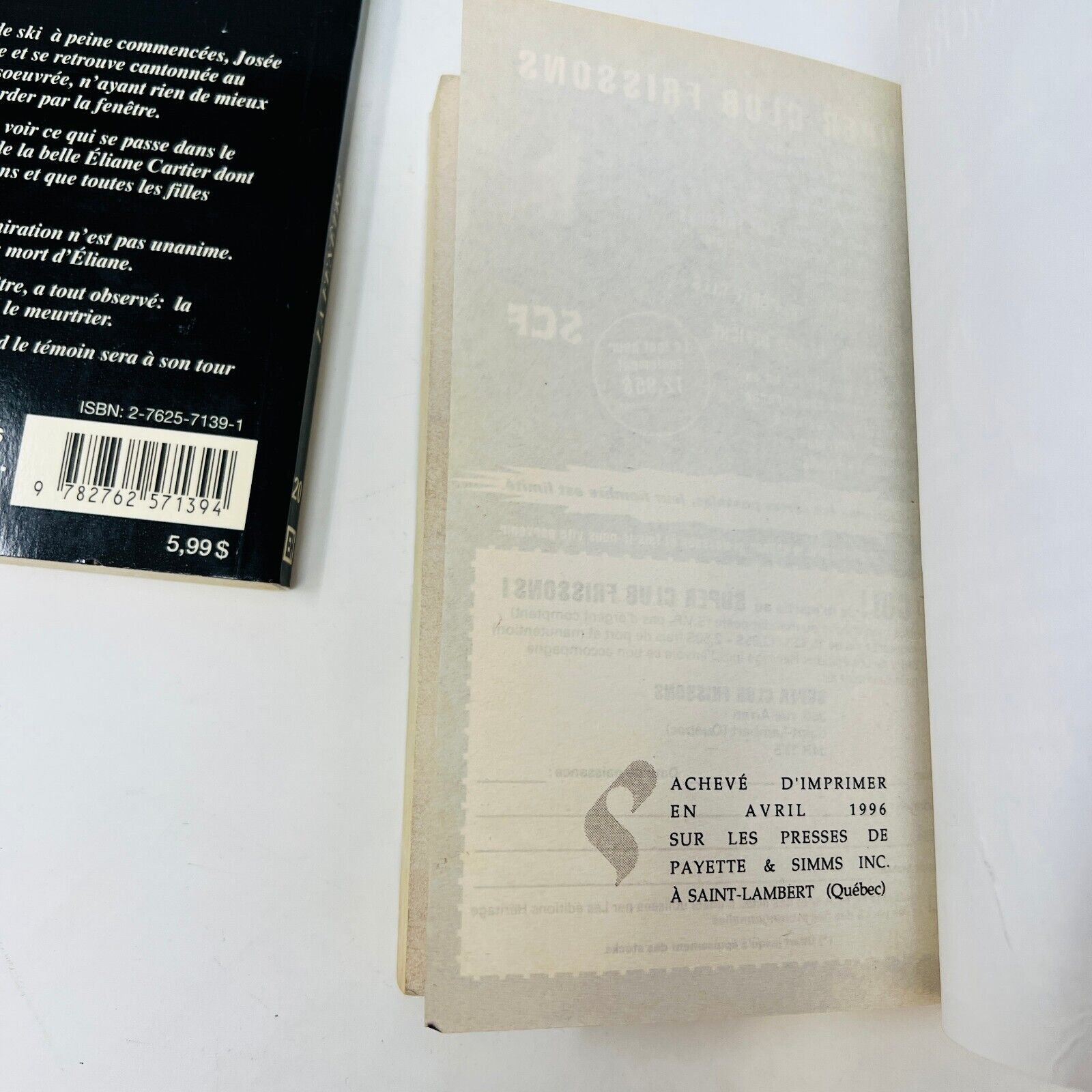 14x Frissons EH Lot Livres Quel Rendez-Vous!/Un Jeu Dangereux/La Rouquine Stine