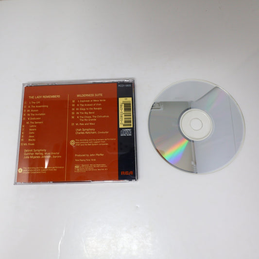 Richard Adler The Lady Remembers/Wilderness Suite CD Gunther Herbig/Ketcham 1986