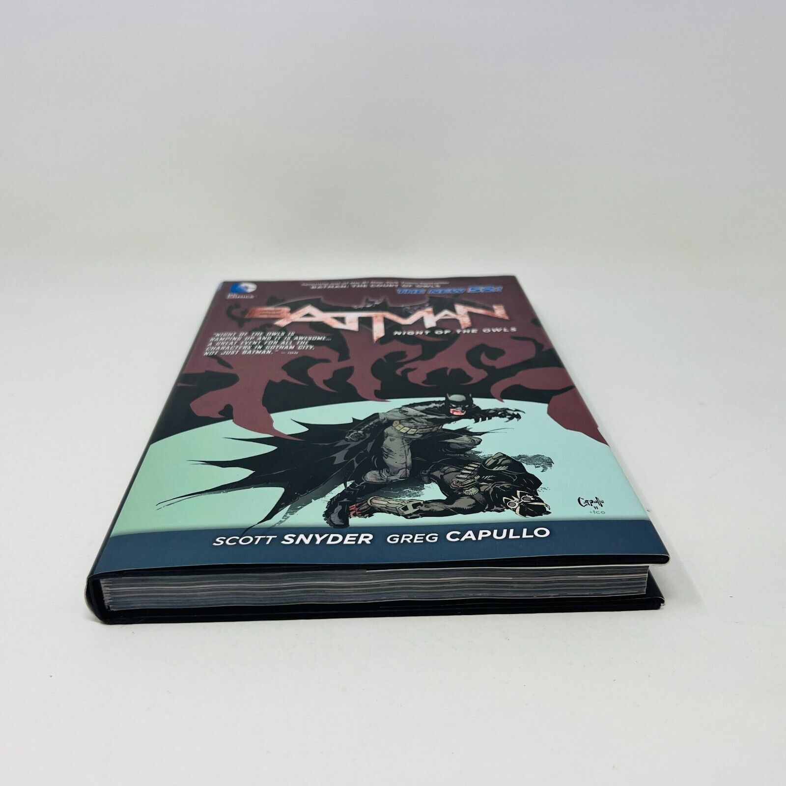 2013 Batman Night of the Owls DC Comics Hardcover DJ Scott Snyder/Greg Capullo