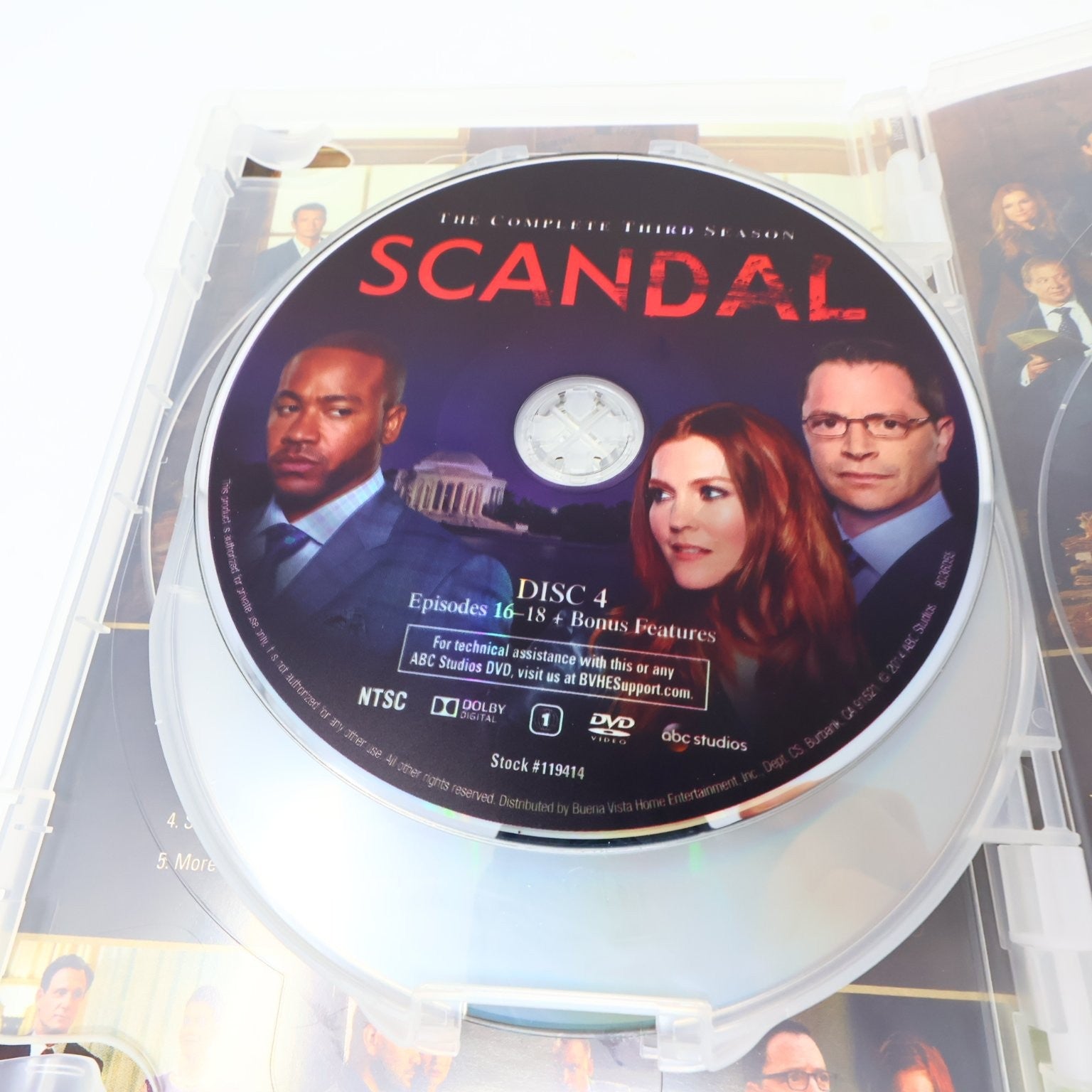 Scandal DVD Seasons #1-2-3 2012-2014 Kerry Washington Tested Region 1 NTSC ABC