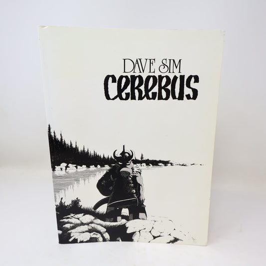 Cerebus TPB Book One by Dave Sim Reprinting Issues 1-25 Black & White 2003 Comic