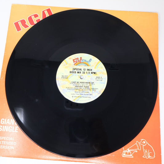 Instant Funk I Got My Mind Made Up Record 12" Disco Single Mix Salsoul SG-2077
