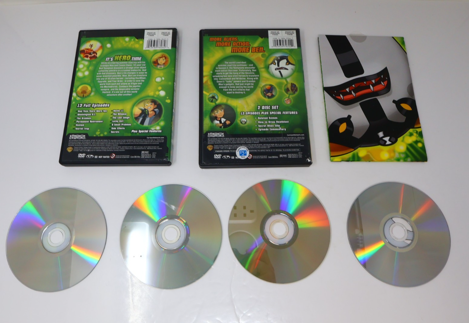 The Complete Ben 10 Season 1-2 Lot 2 DVD NTSC Cartoon Network English/Français