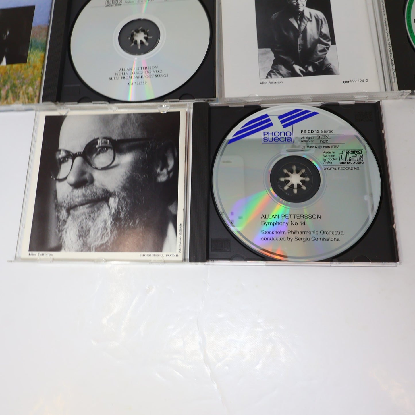 Allan Pettersson 3 CDs Lot Trojahn/Comissiona/Blomstedt Symphony #6 14