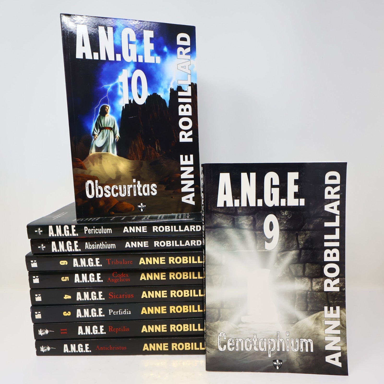 A.N.G.E. #1-10 Ange Série Complète Lot 10 Livres Anne Robillard Antichristus PB
