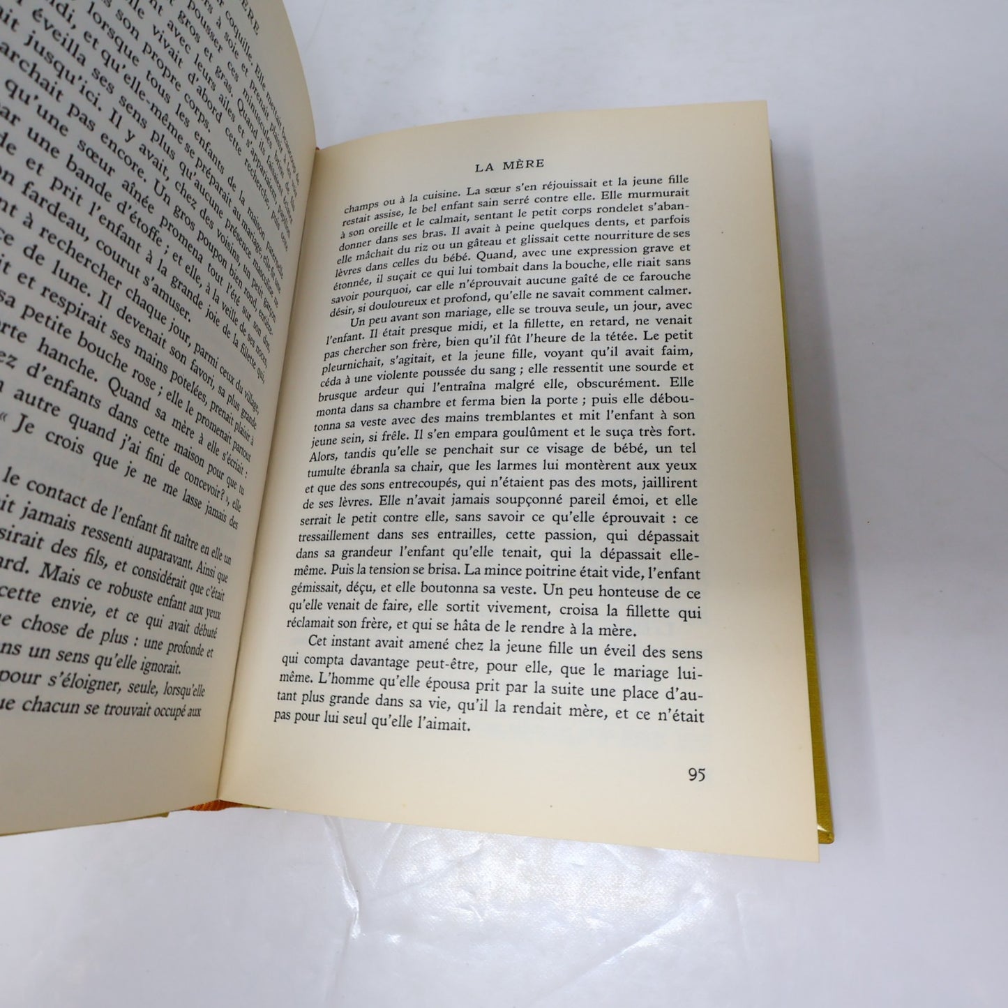 La Mère Pearl Buck Collection Super Librairie Stock-Paris 1958 HC Français Roman