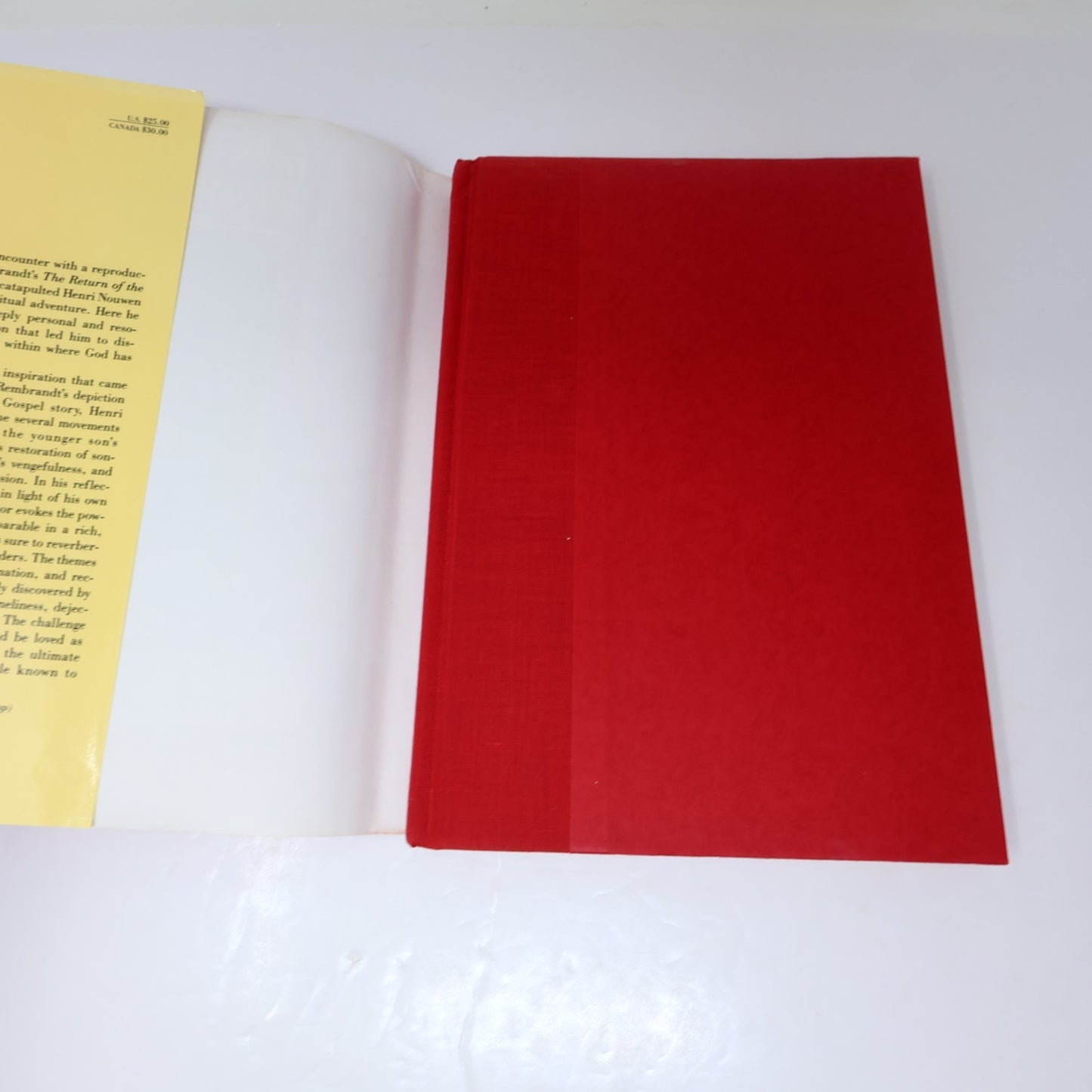 The Return of the Prodigal Son Henri Nouwen Doubleday 1992 HC DJ Religion Book