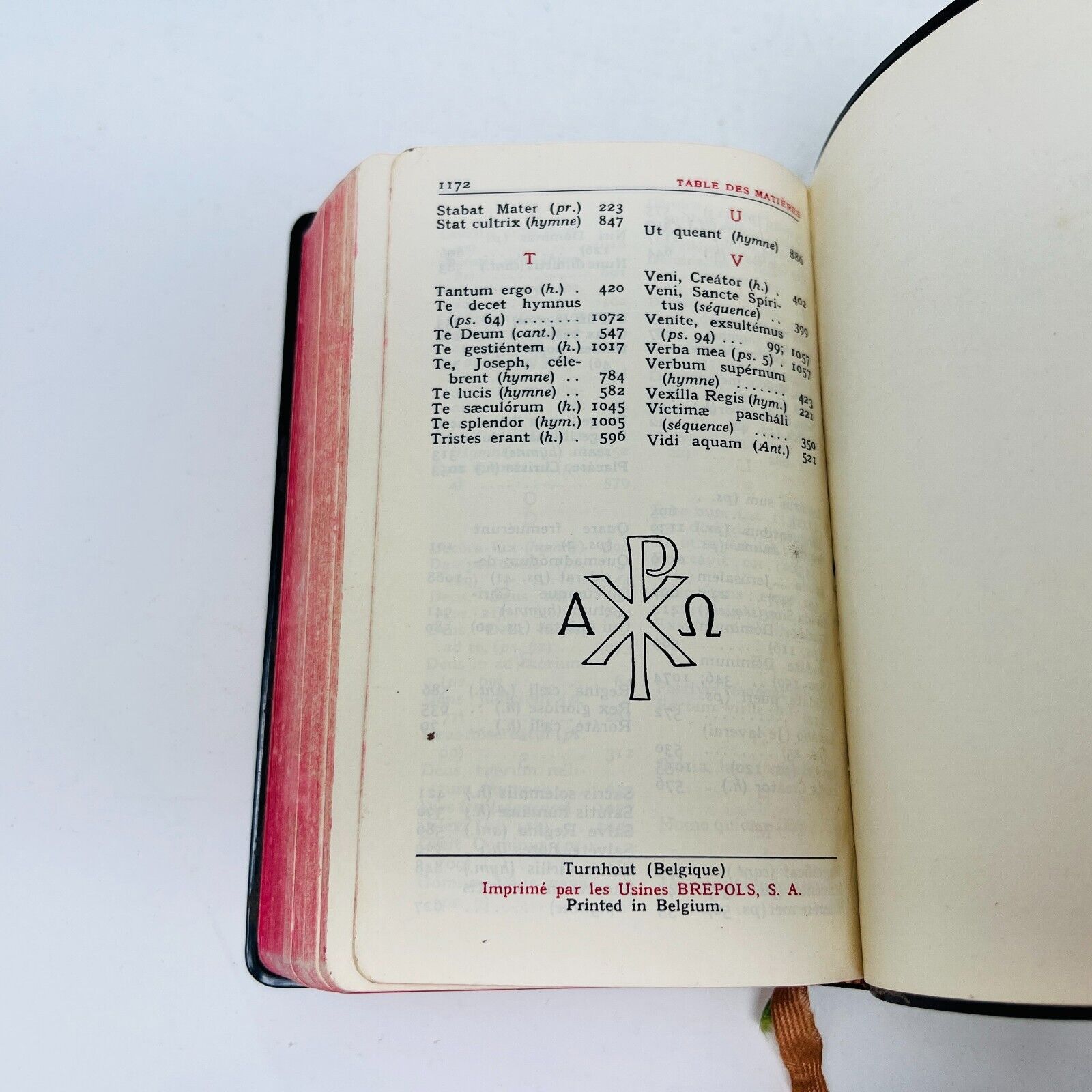 1959 Missel Vespéral Oratoire Saint-Joseph Mont-Royal Dom Gérard Français/Latin