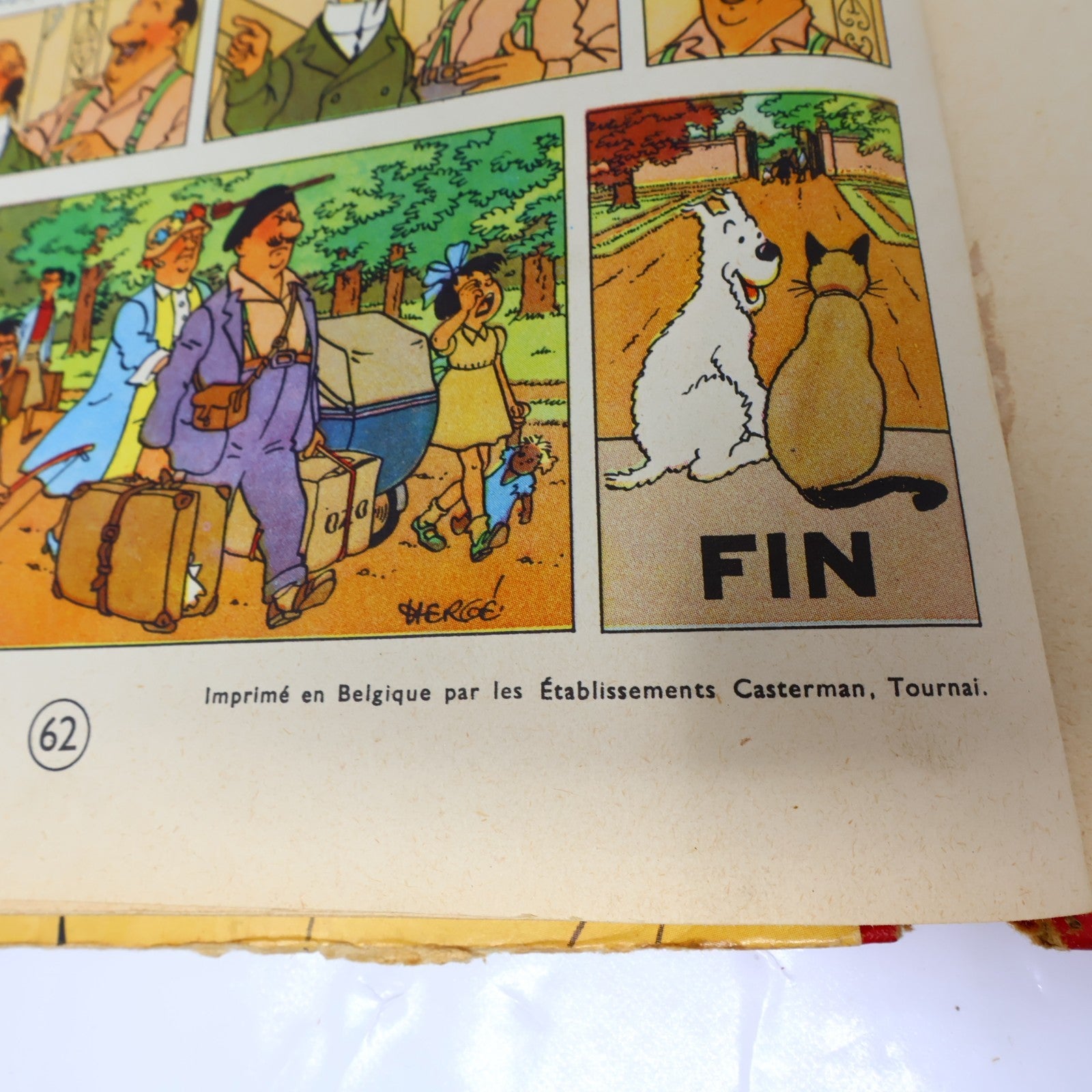 Tintin L'Affaire Tournesol Hergé Casterman 1956 HC B20 Belgique Français/French