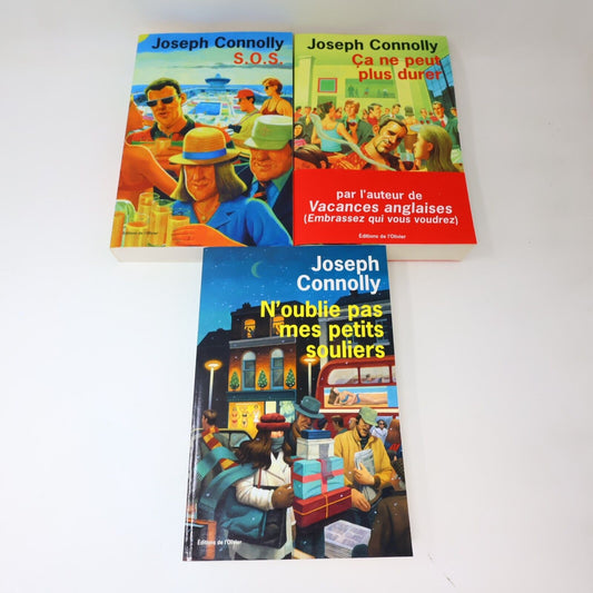 Lot 3 Joseph Connolly Ca ne Peut Plus Durer S.O.S. Livres Français French Roman
