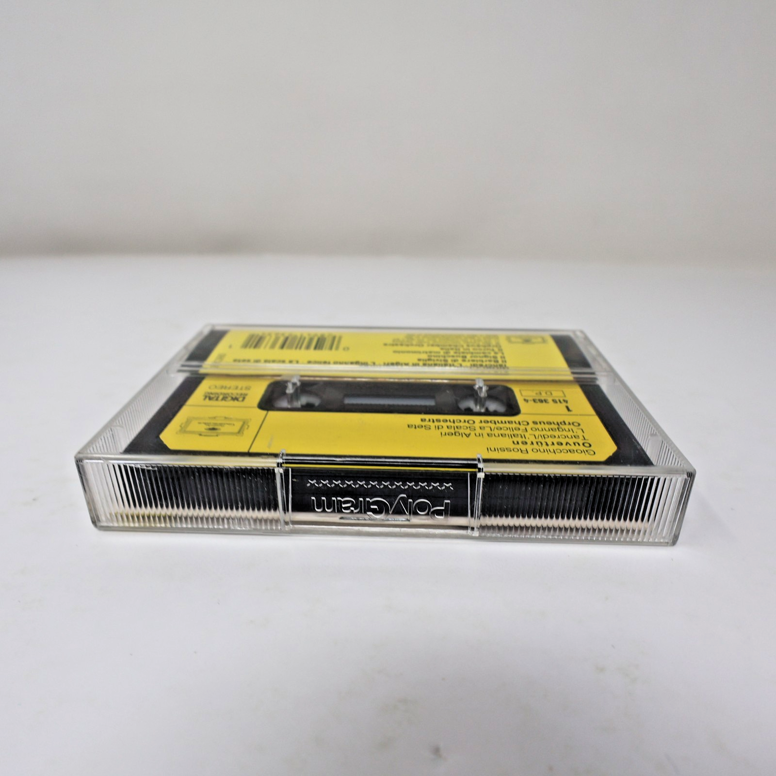 Rossini-Overtures Cassette Orpheus Chamber Orchestra 1985 DGG 415 363-4 Tancredi