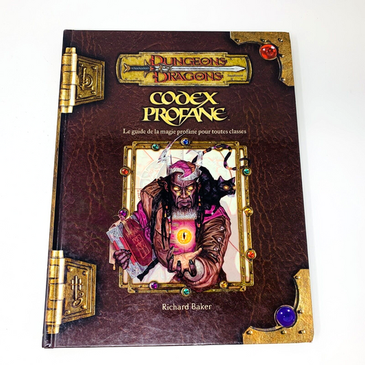 2005 Codex Profane Guide Magie Dungeons & Dragons D&D Richard Baker WOC Français