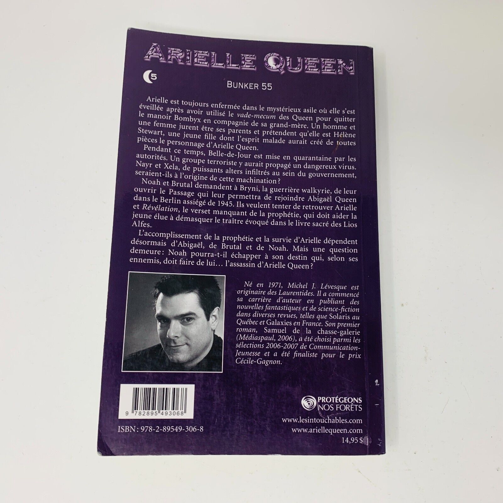 Arielle Queen 5-6-7-8 Lot Livres Michel J. Lévesque Bunker 55 Dix-Huitième Chant