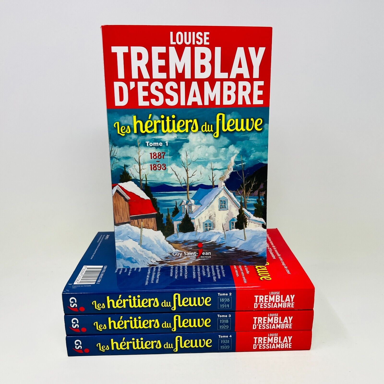Les Héritiers du Fleuve Tomes 1-4 Série Complète de Louise Tremblay D'Essiambre