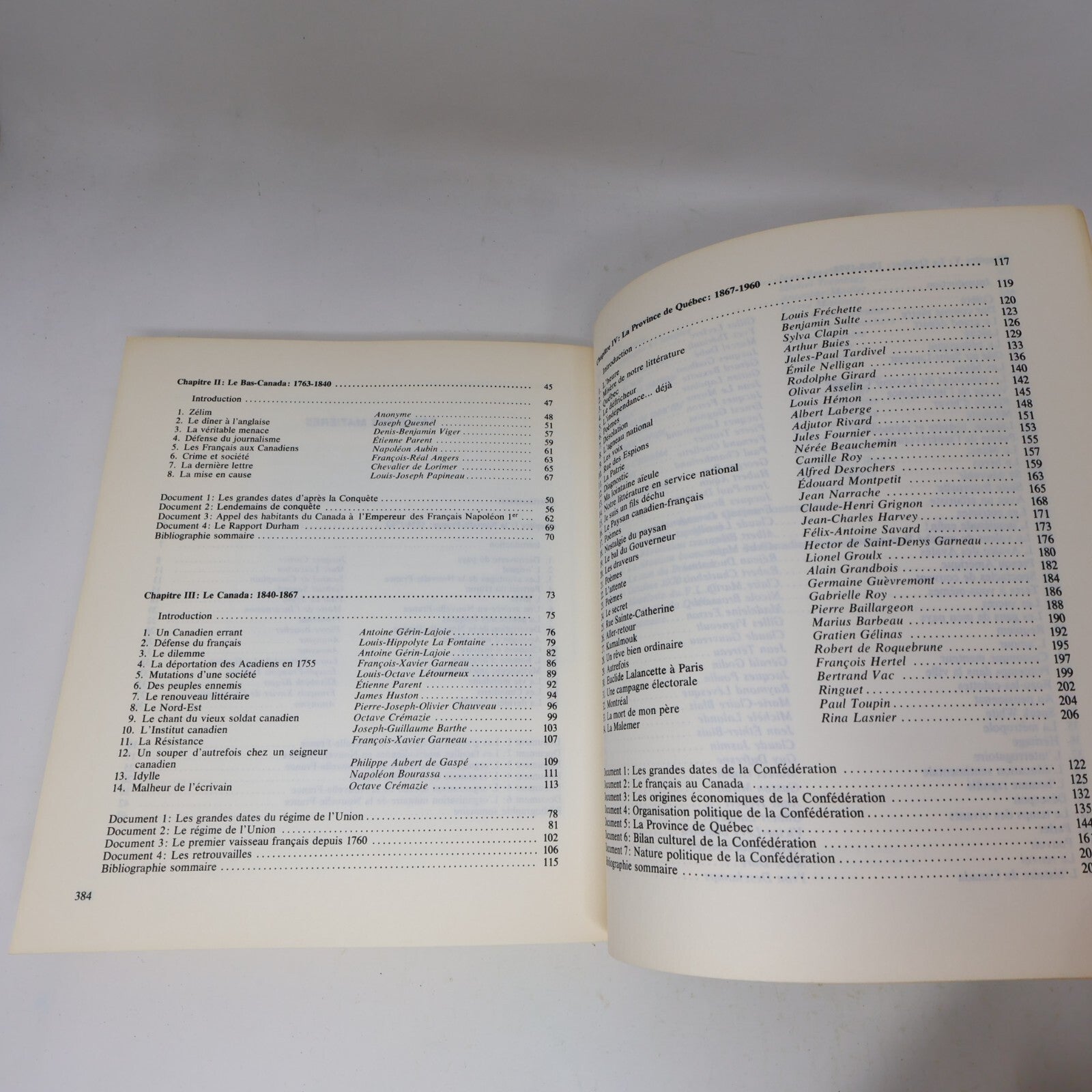 1979 Le Québec par ses Textes Litteraires 1534-1976 Littérature Histoire Livre