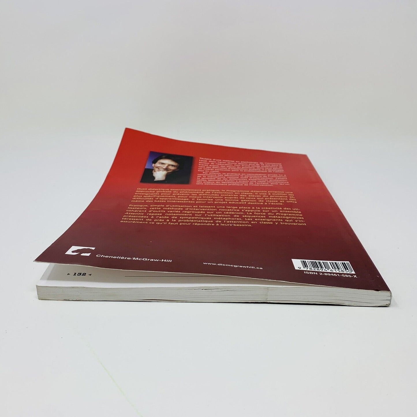 Programme Attentix Gérer Structurer l'Attention en Classe Alain Caron Livre Book
