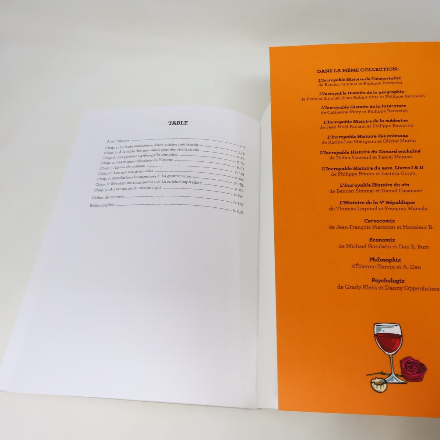 2021 L'Incroyable Histoire de la Cuisine de la Préhistoire à Nos Jours Simmat BD