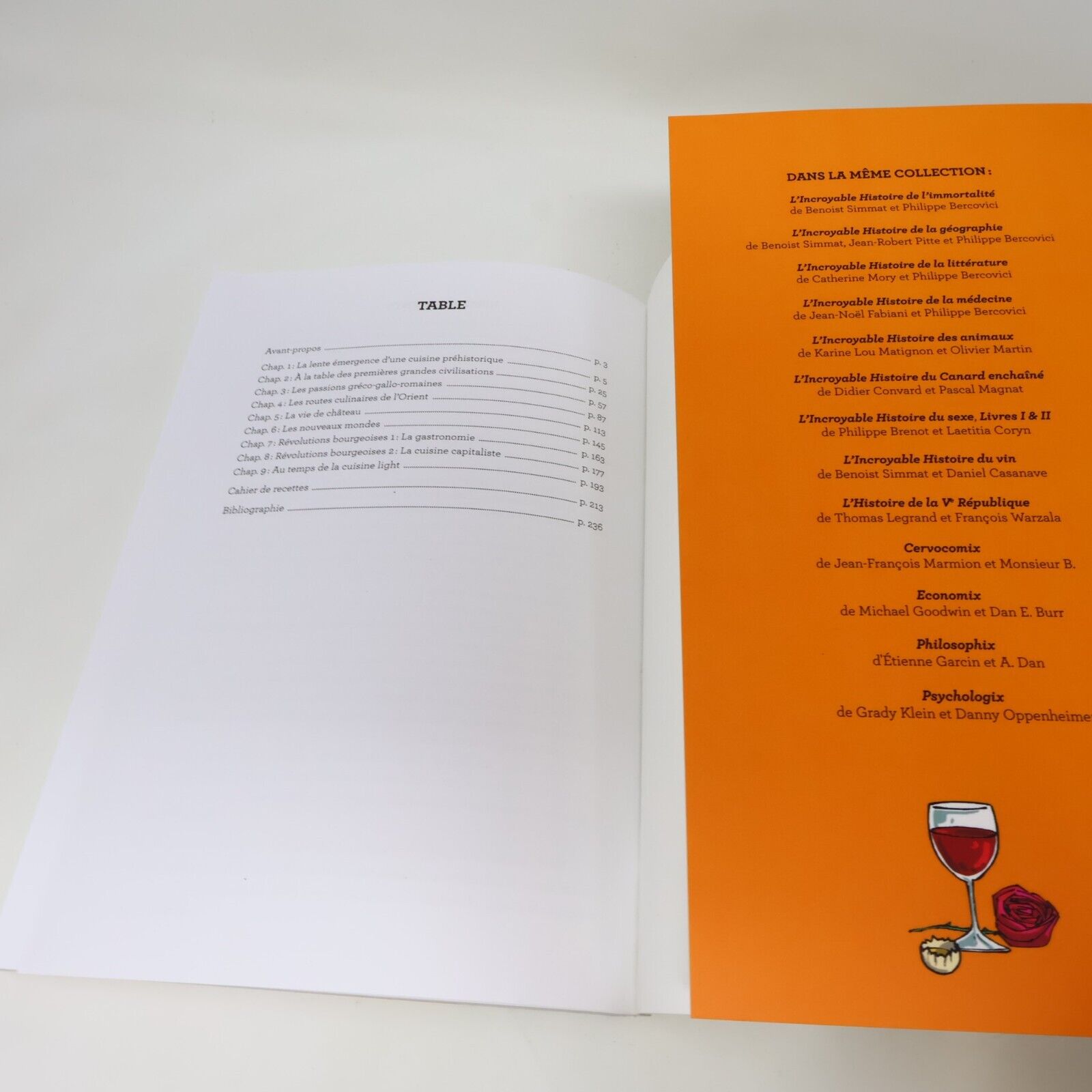 2021 L'Incroyable Histoire de la Cuisine de la Préhistoire à Nos Jours Simmat BD